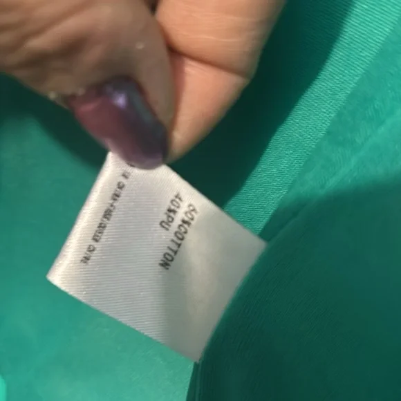 Crazy Train teal faux leather studded moto jacket - Picture 5 of 6